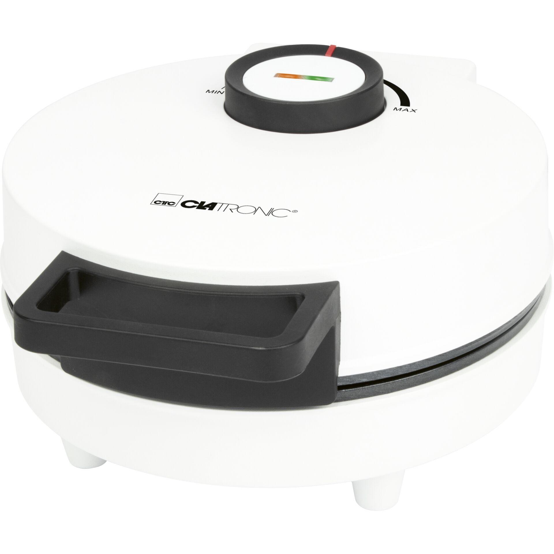 Clatronic WA 3832 1 gauffre(s) 1200 W Noir, Blanc - Clatronic WA 3832,