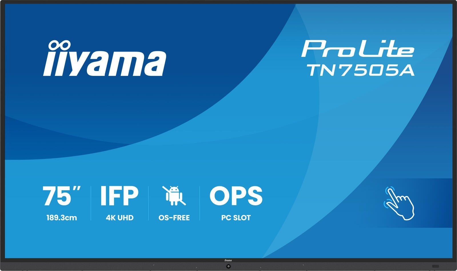 iiyama TN7505A-B1AG Signage Display Interactive flat panel 189.3 cm (