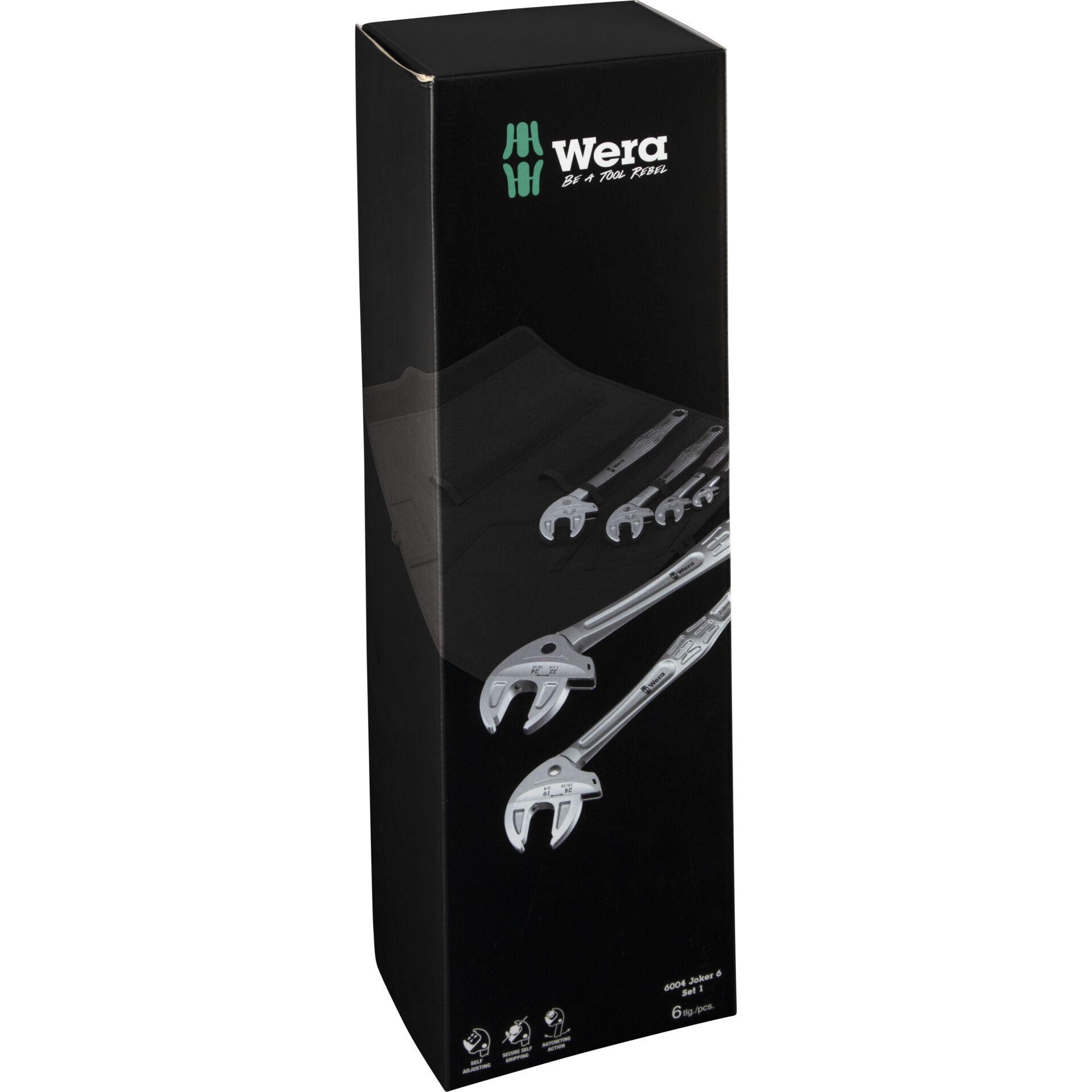 Wera 05020111001 6004 Joker 6 Set 1 Maulschlüssel