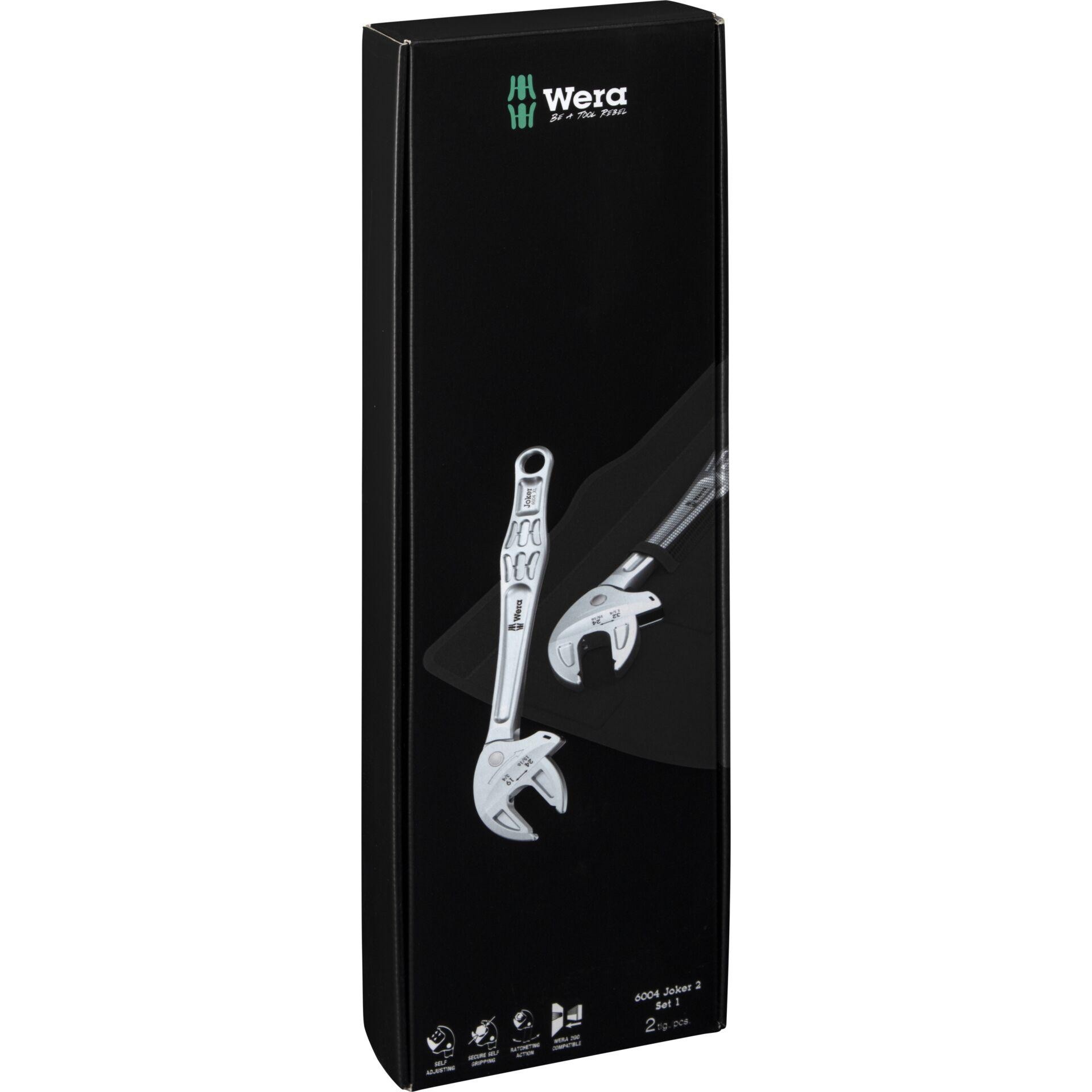 Wera 05343820001 6004 Joker 2 Set 1 Maulschlüssel