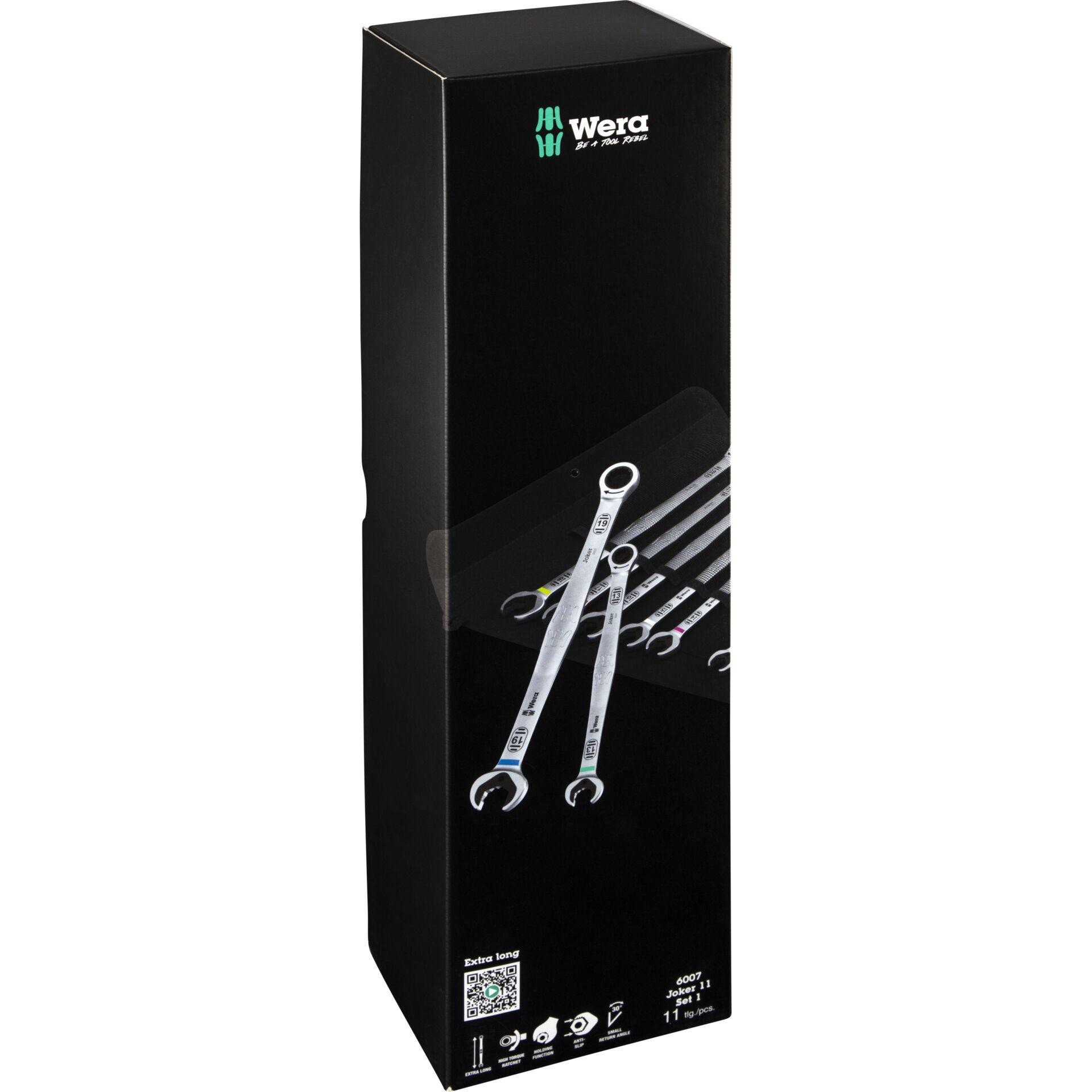 Wera 05020382001 6007 Joker 11 Set 1 Ring-Maulschlüssel-Satz