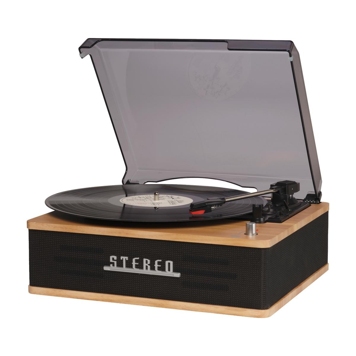 Denver VPB-262LW Giradischi con trasmissione a cinghia Nero, Legno