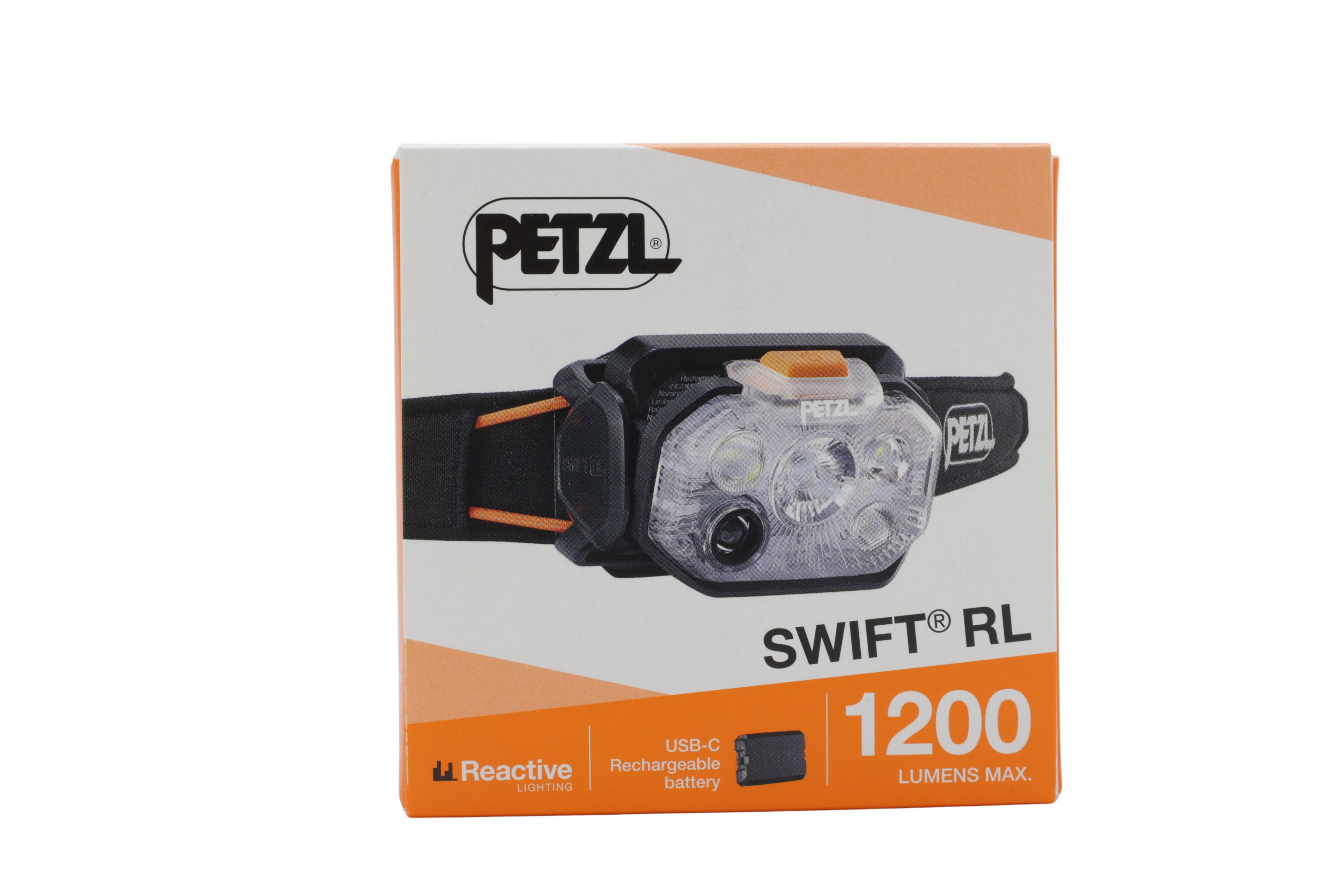Petzl E095BC00 Headlamp SWIFT RL black/orange