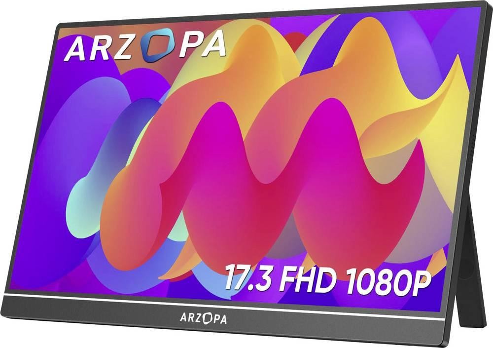 Arzopa LCD-moniteur EEK A (A - G) 43.9cm (17.3 Zoll) 1920 x 1080