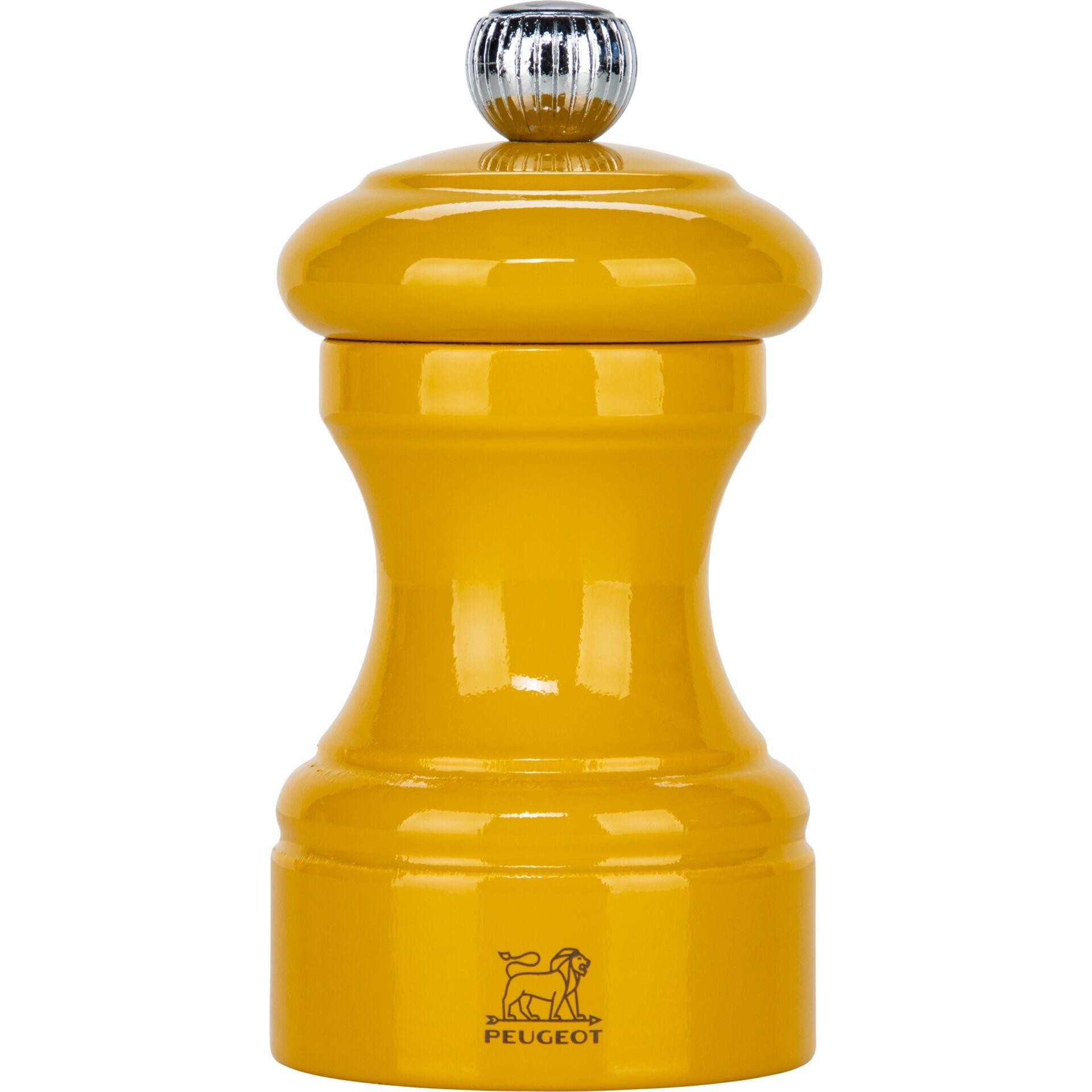 Peugeot Bistrorama Salzmühle Z 10 cm Safrangelb lackiertes Holz