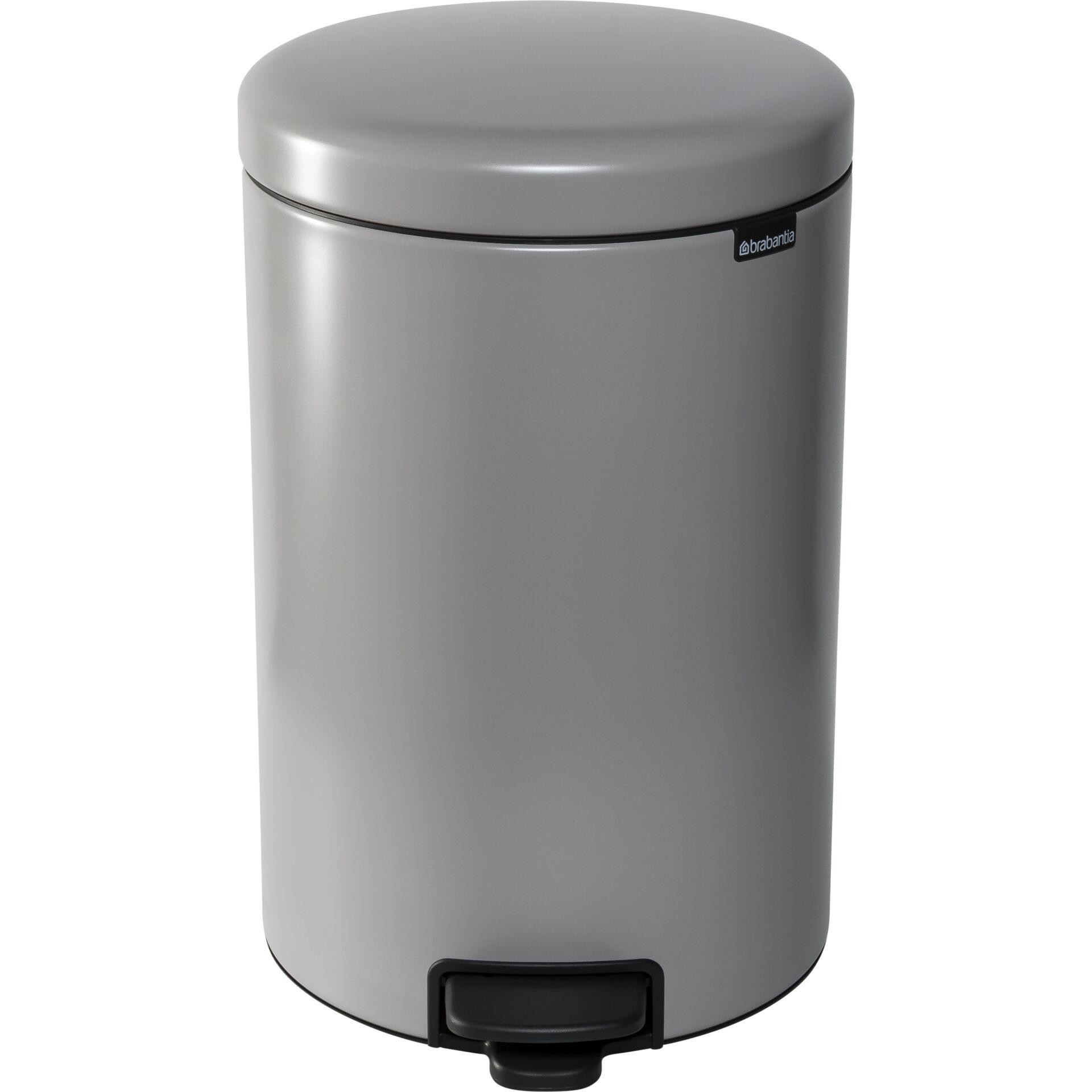 Brabantia NewIcon 20 L Round Steel Grey - Brabantia NewIcon, 20 L,