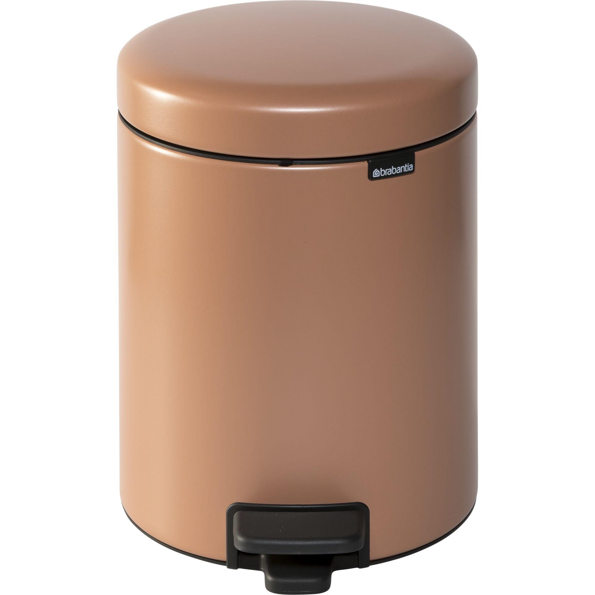 Brabantia NewIcon 5 L Round Steel Gold - Brabantia NewIcon, 5 L,