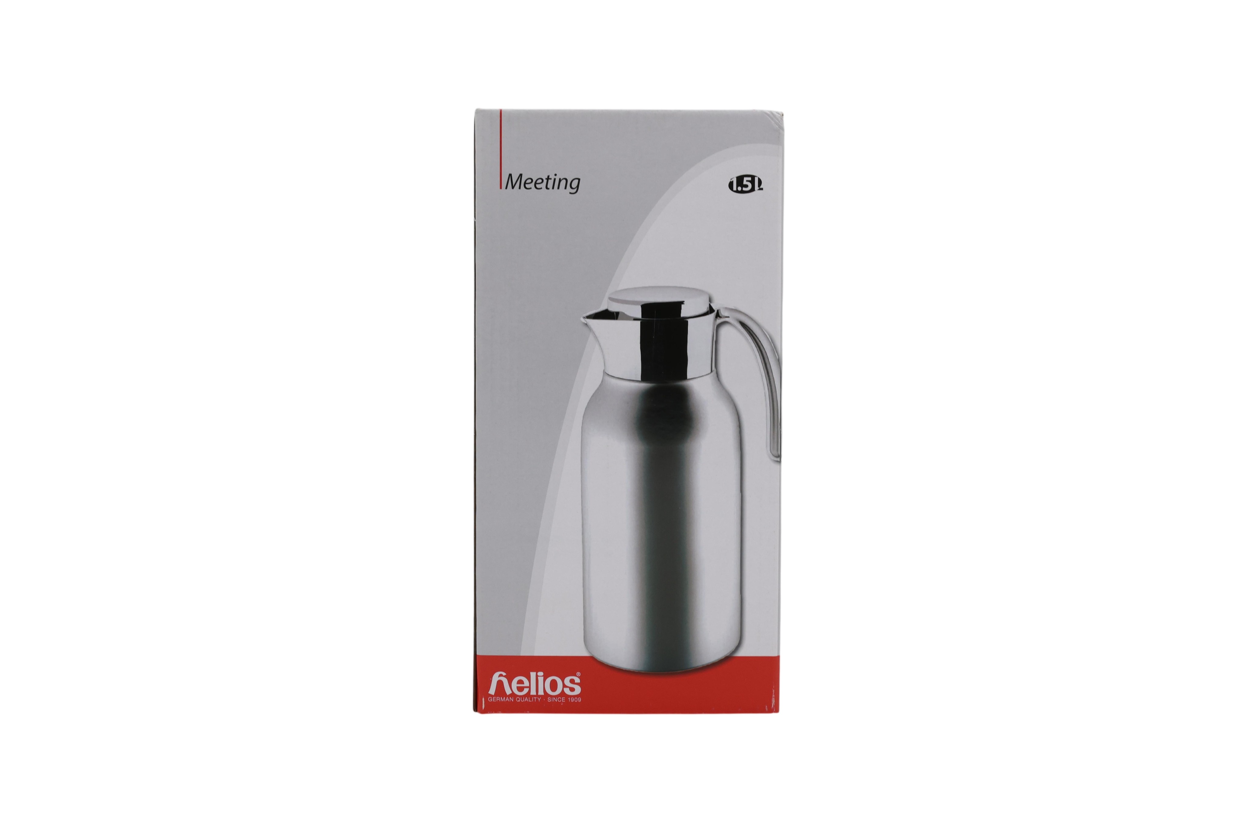 Helios Edelstahl-Isolierkanne Meeting 1,5 l