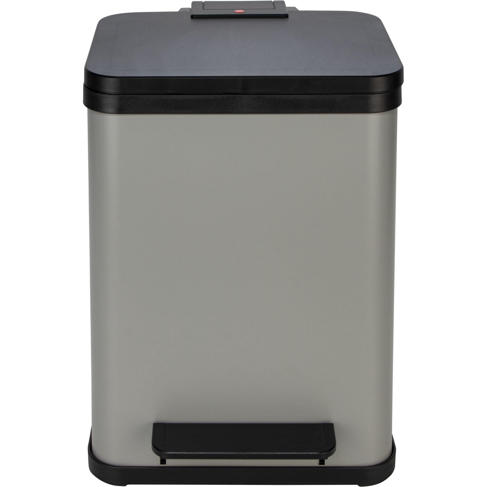 Hailo Öko duo Plus M 18 L Rectangulaire Acier Argent - Hailo Öko