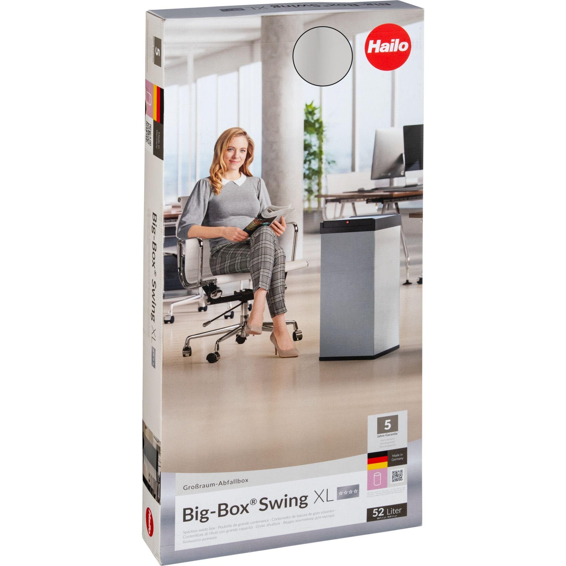 Hailo Big-Box Swing XL acier affiné
