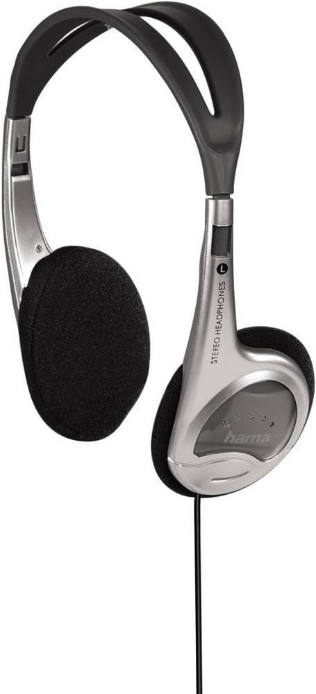Hama HK-229 Auriculares Alámbrico Diadema Música Negro, Plata -