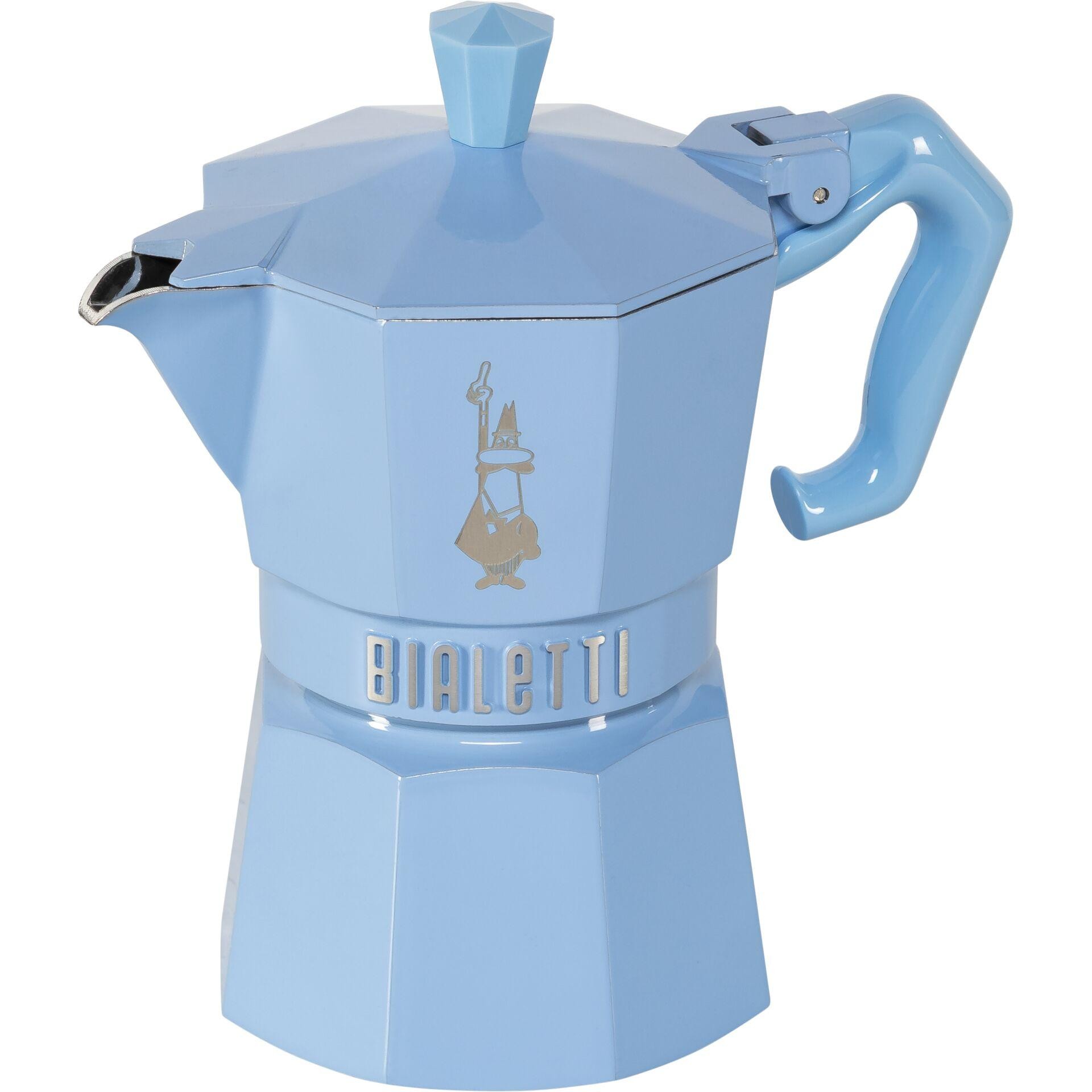 Bialetti Moka Exclusive Moka pot Blue - Bialetti Moka Exclusive, Moka