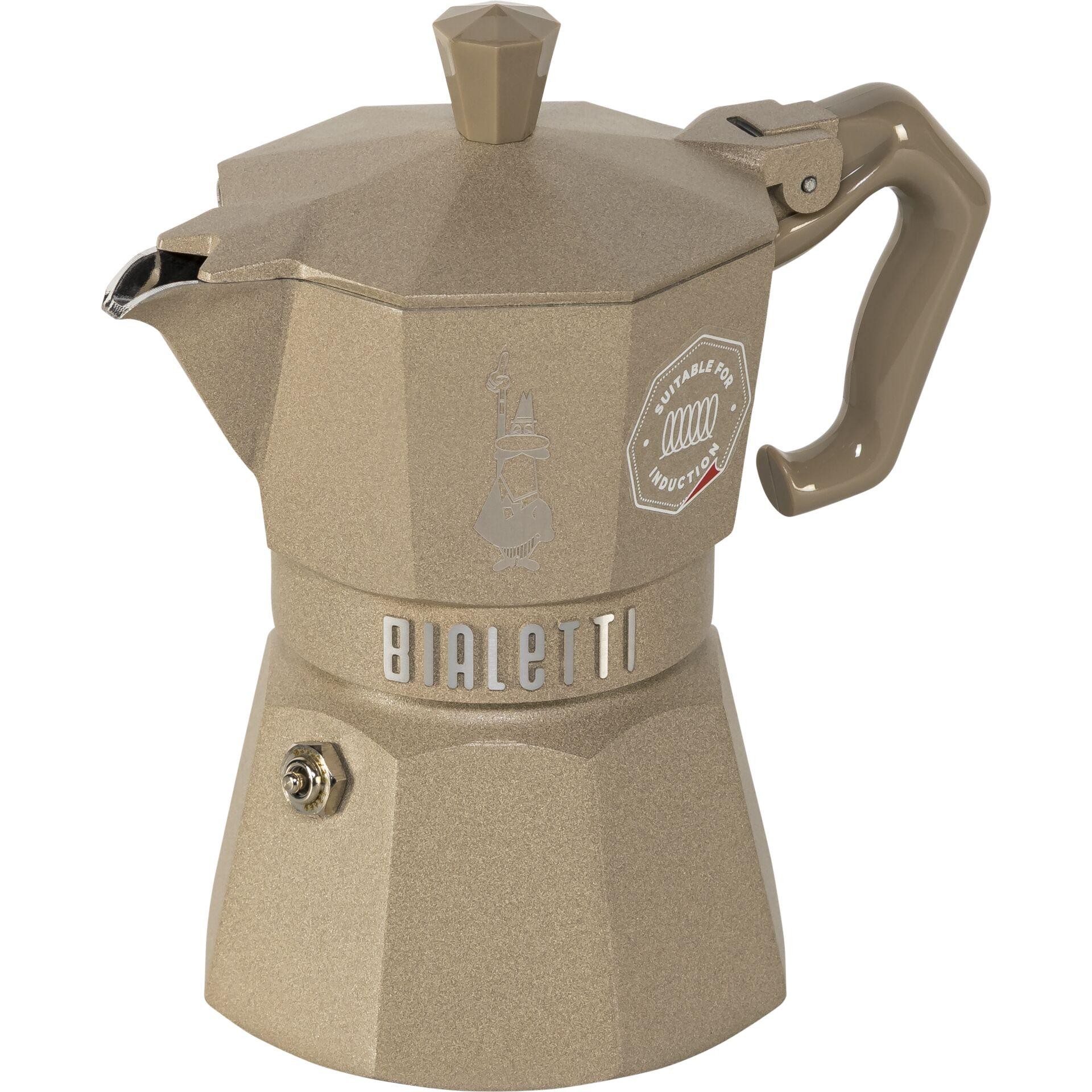 Bialetti MOKA EXCLUSIVE 3TZ Induction, sand