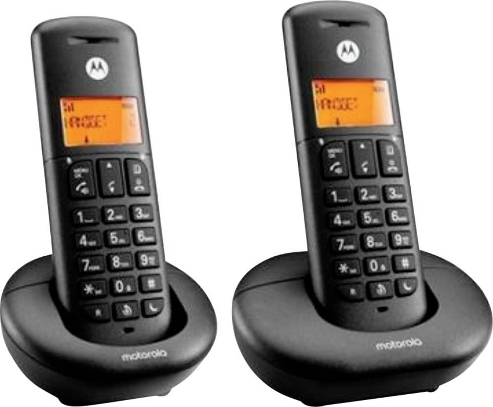 Motorola E202 Duo DECT telephone Black - Motorola E202 Duo, DECT
