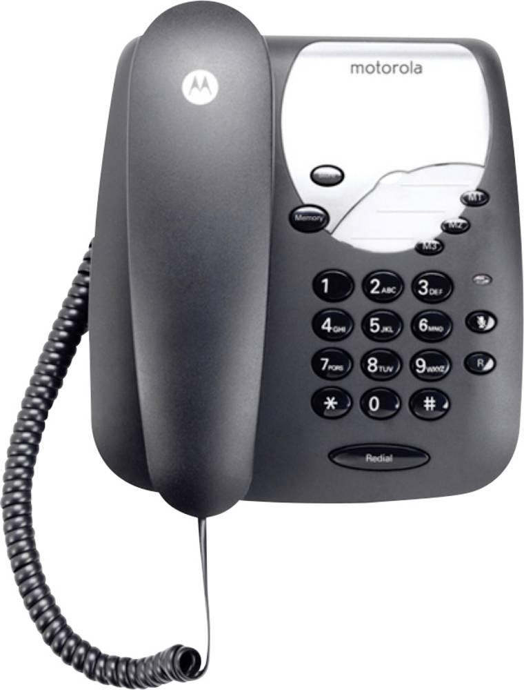 Motorola Corded Phone Schwarz