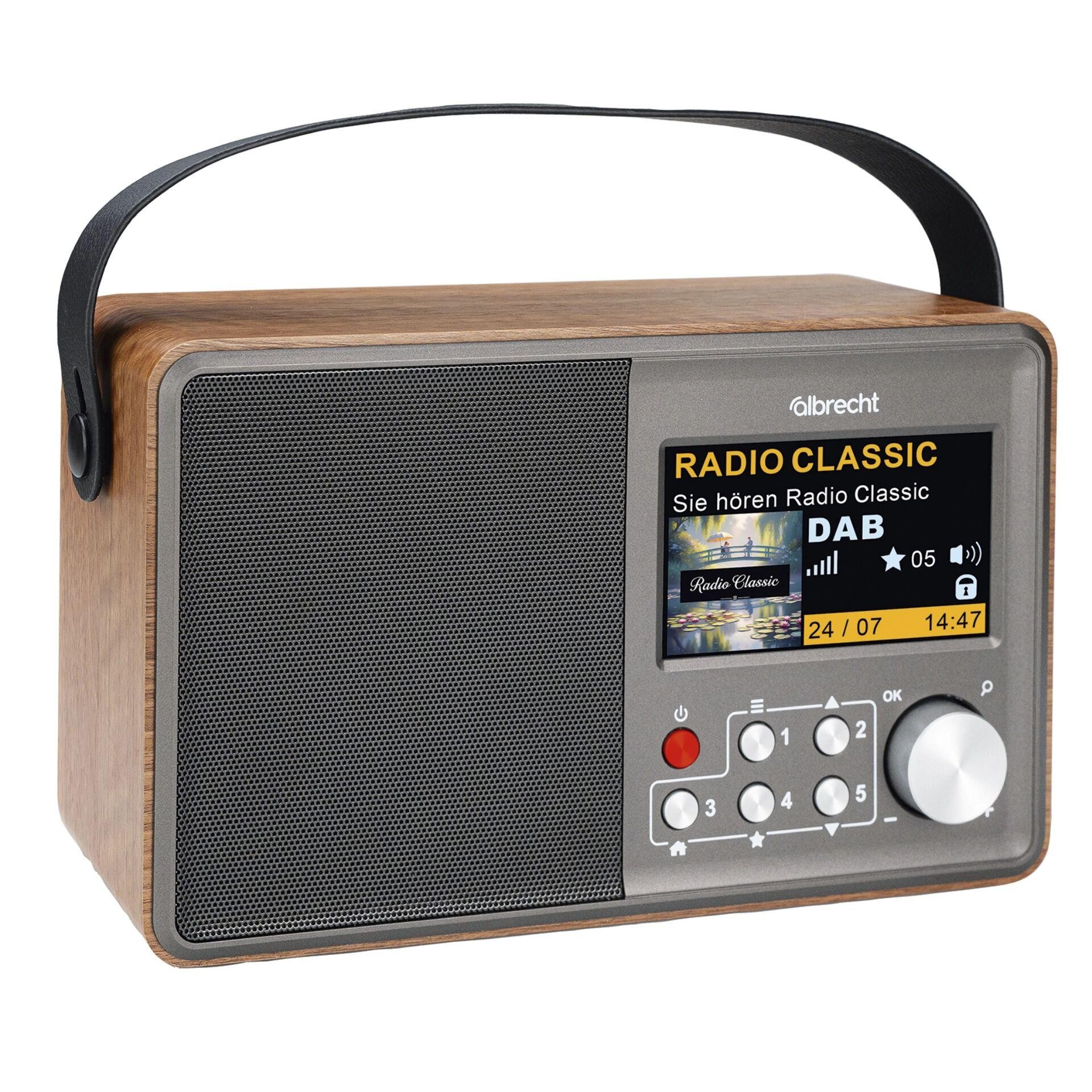 Albrecht DR 862 Portable Digital Grey, Wood - Albrecht DR 862,