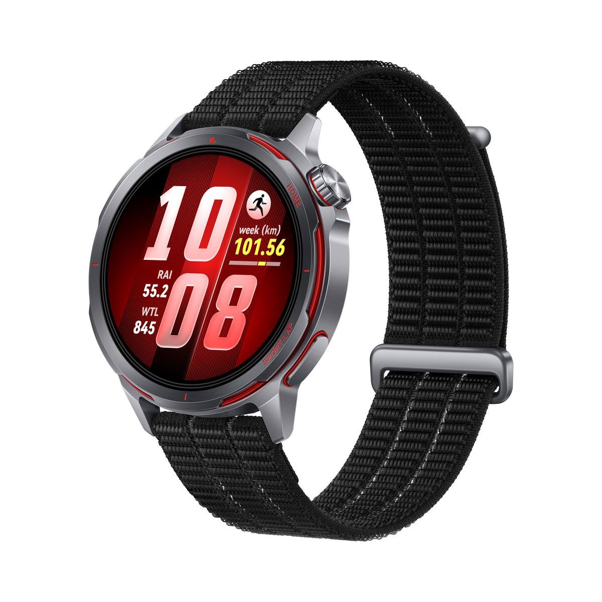 Huawei Watch GT Runner 2, Midnight Black AirDry Woven Strap
