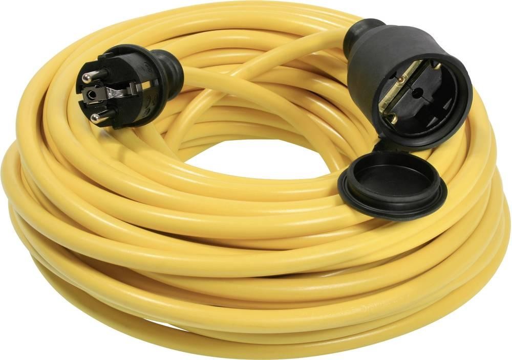 AS Schwabe 60351 Strom extension cable yellow25.00m AT-N07V3V3-F 3G 2,