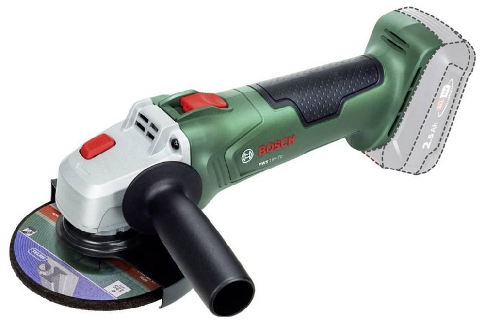 Bosch Angle Grinder PWS 18V-70 (Bare tool, 125mm, Carton) - Bosch