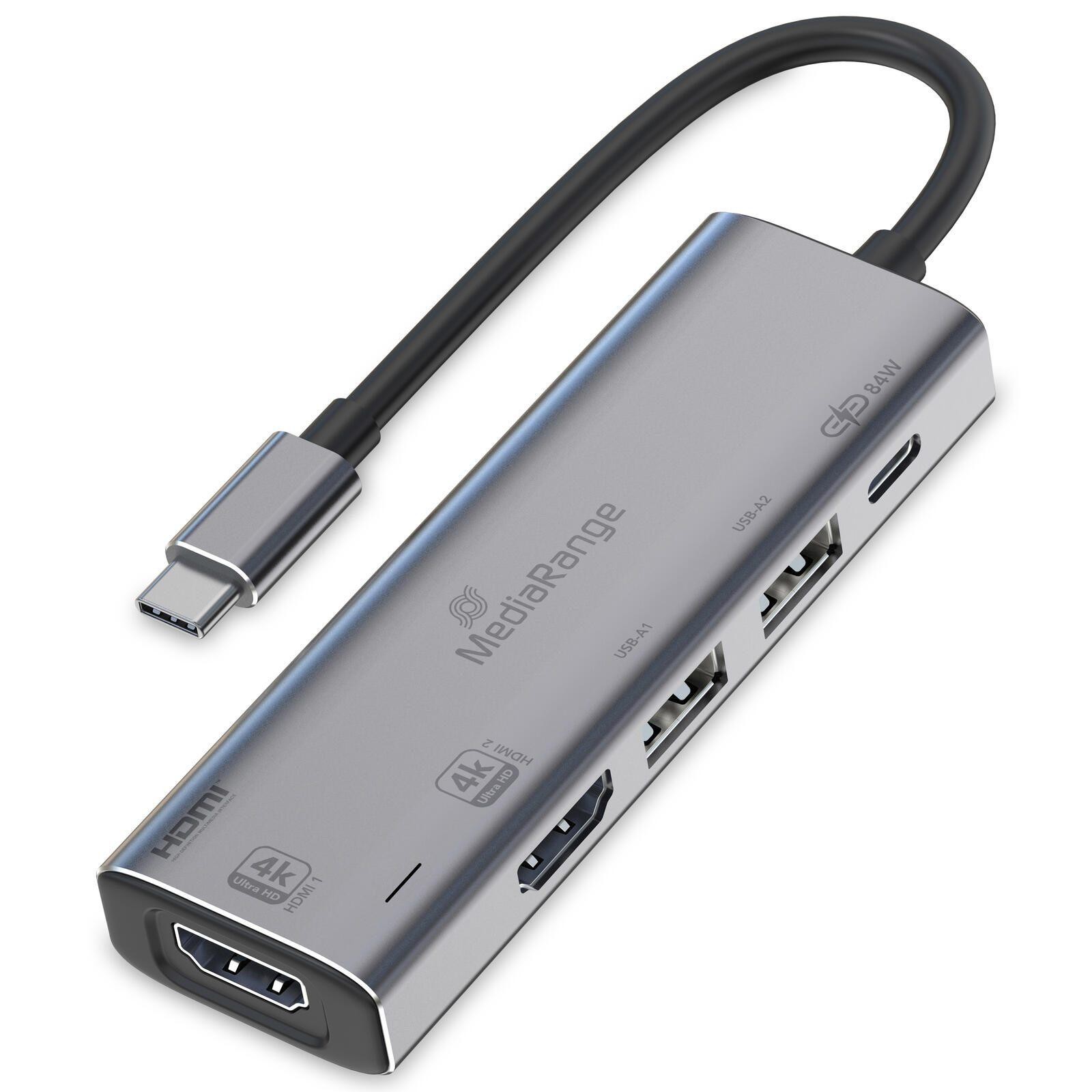 MediaRange Multiport-Adapter MediaRange Multiport 5 in 1 MRCS511