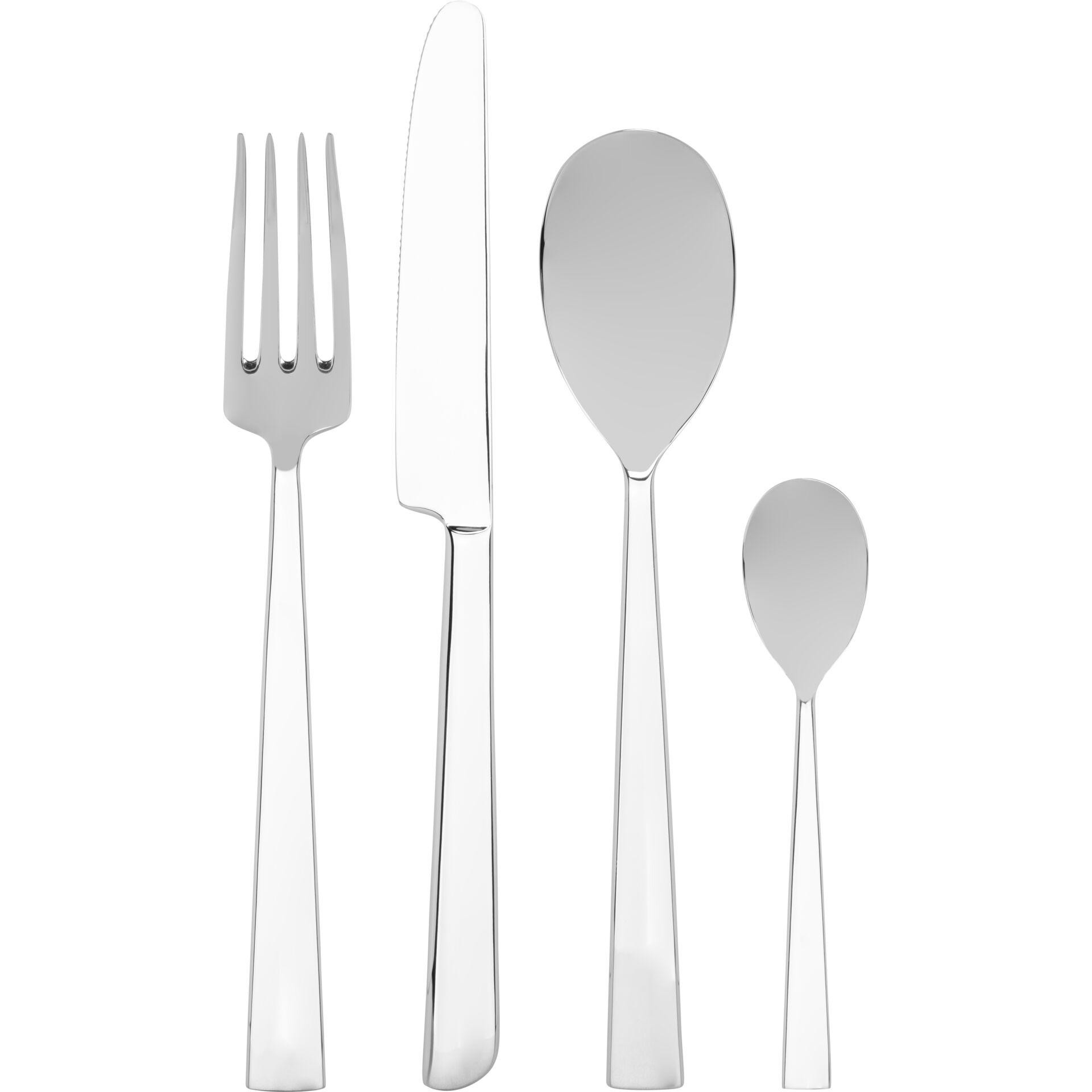 Alessi Asta Besteckset 24-tlg. silber