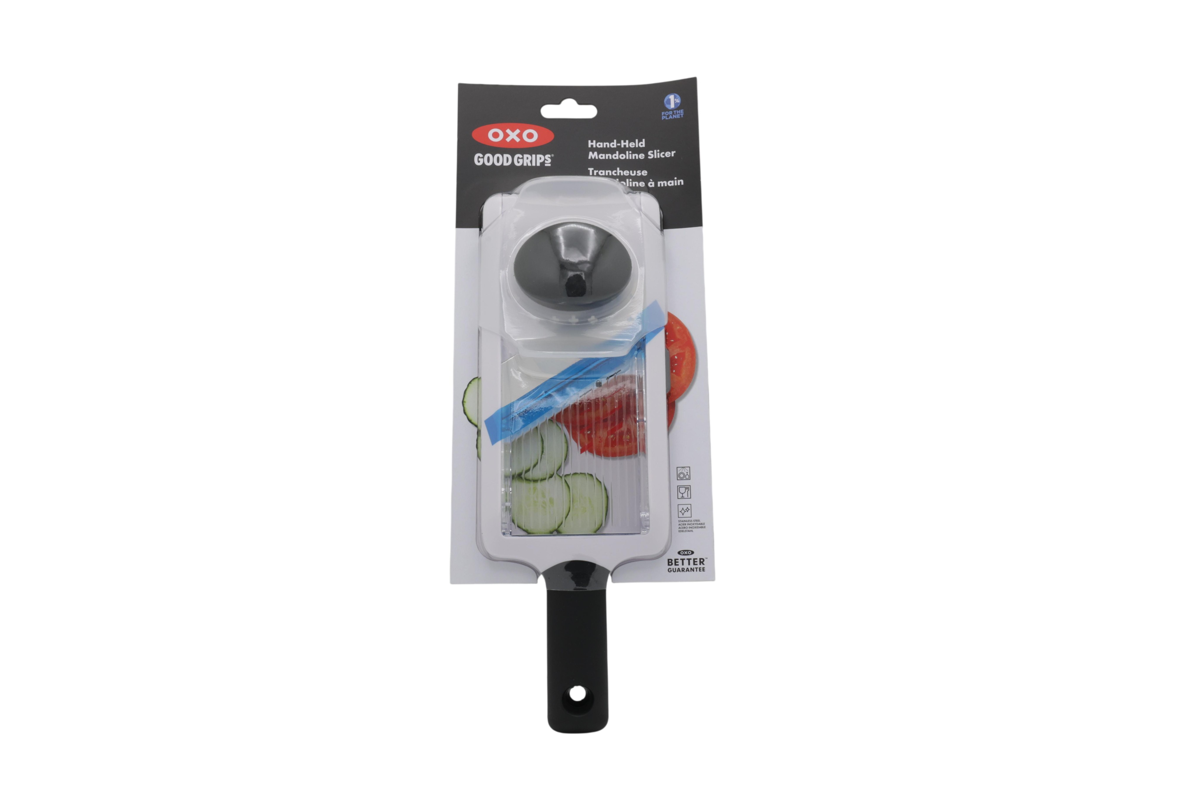 OXO Hand-Held Mandoline Slicer rebanadora Manual Negro, Blanco - OXO