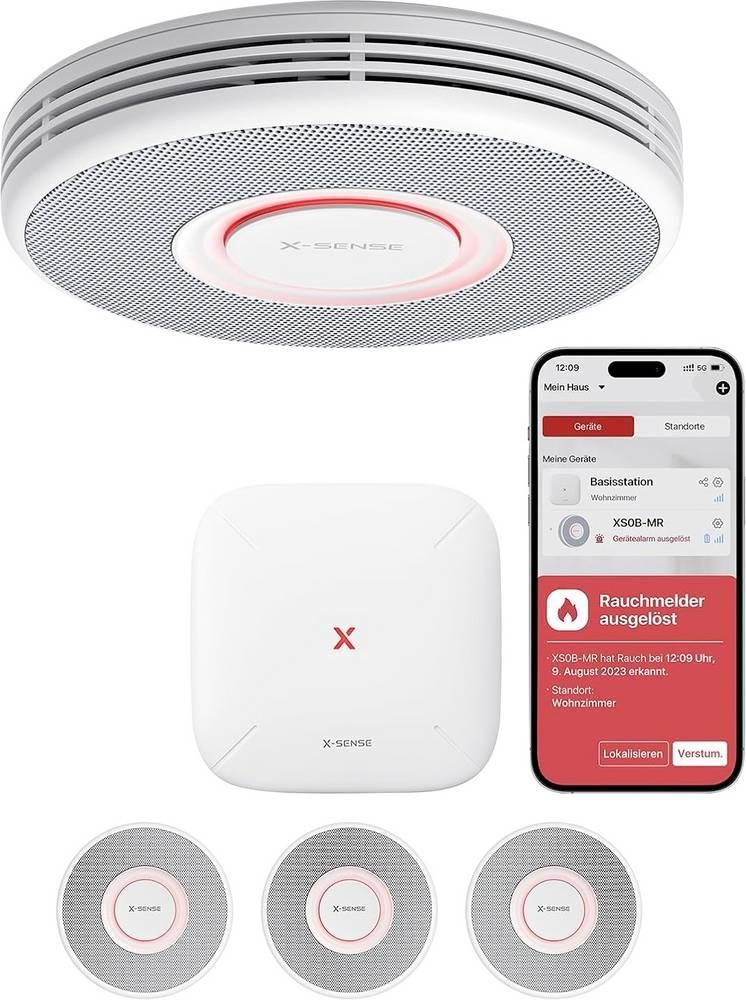 X-Sense XS0B-MR31 fire alarm system - X-Sense XS0B-MR31, White, 50 m,