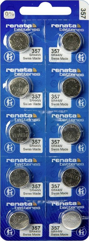 Renata Knopfzelle 357 1.55V 10 St. 160 mAh Silberoxid 357 MP CE