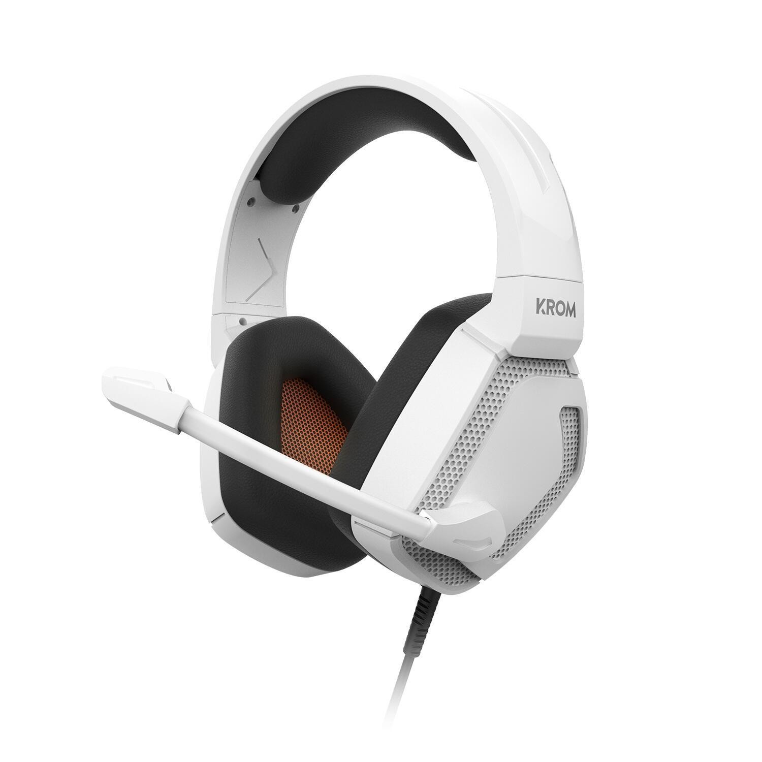 Krom Kopa Pro Headset Wired Head-band Gaming White - Krom Kopa Pro,