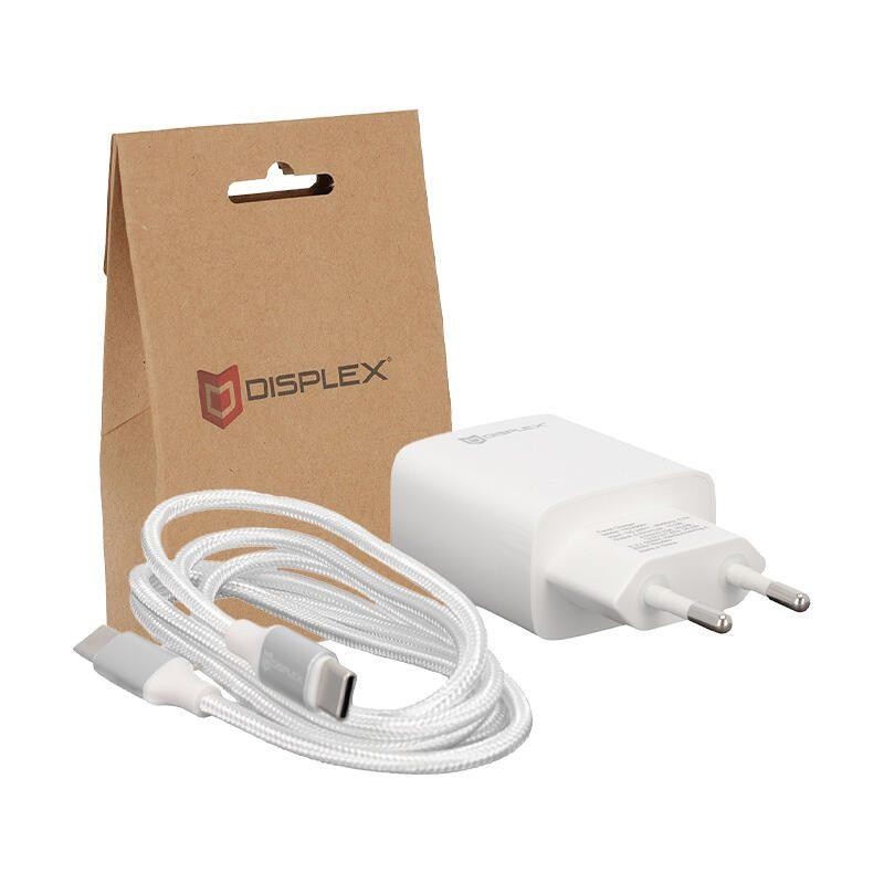 DISPLEX Charger-Set - charger PD20W & charging cable USB-C - 1,2m