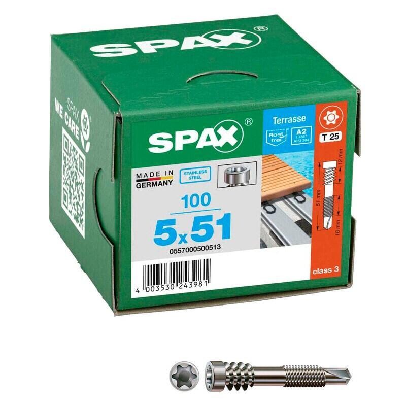 SPAX 0557000500513 Zylinderkopfschrauben-Sortiment 5mm 51mm T-STAR