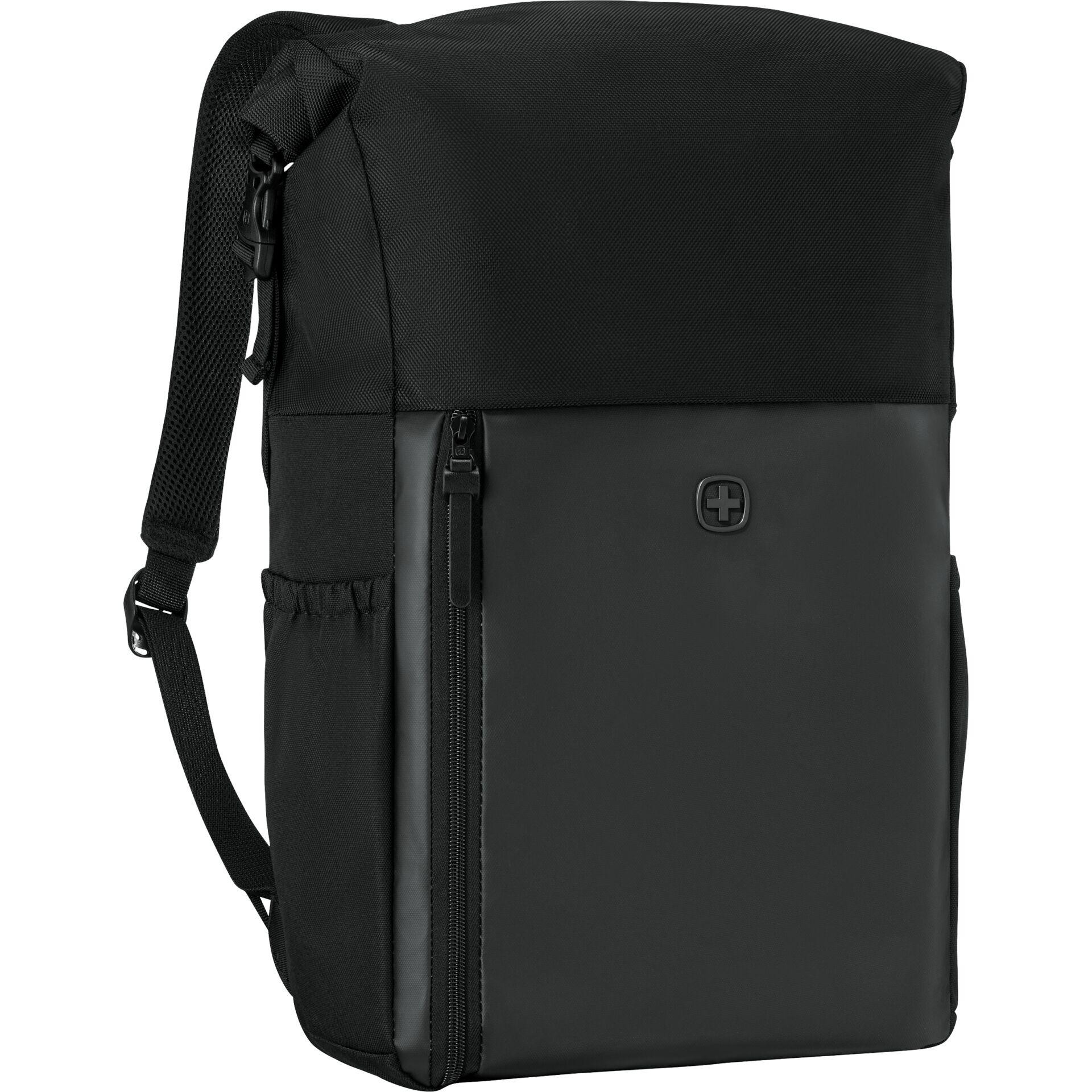 Wenger UrbanOne Roll-Top 15.6 Laptop Rucksack schwarz