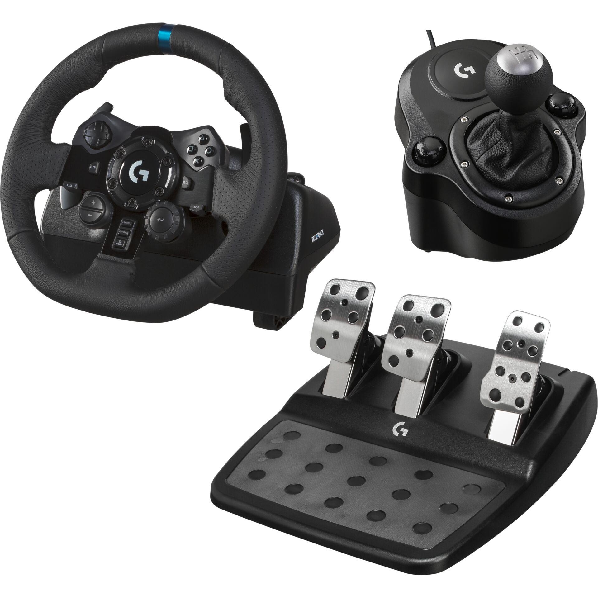 Logitech G923 + Shifter Bundle (PC/PS4/PS5)