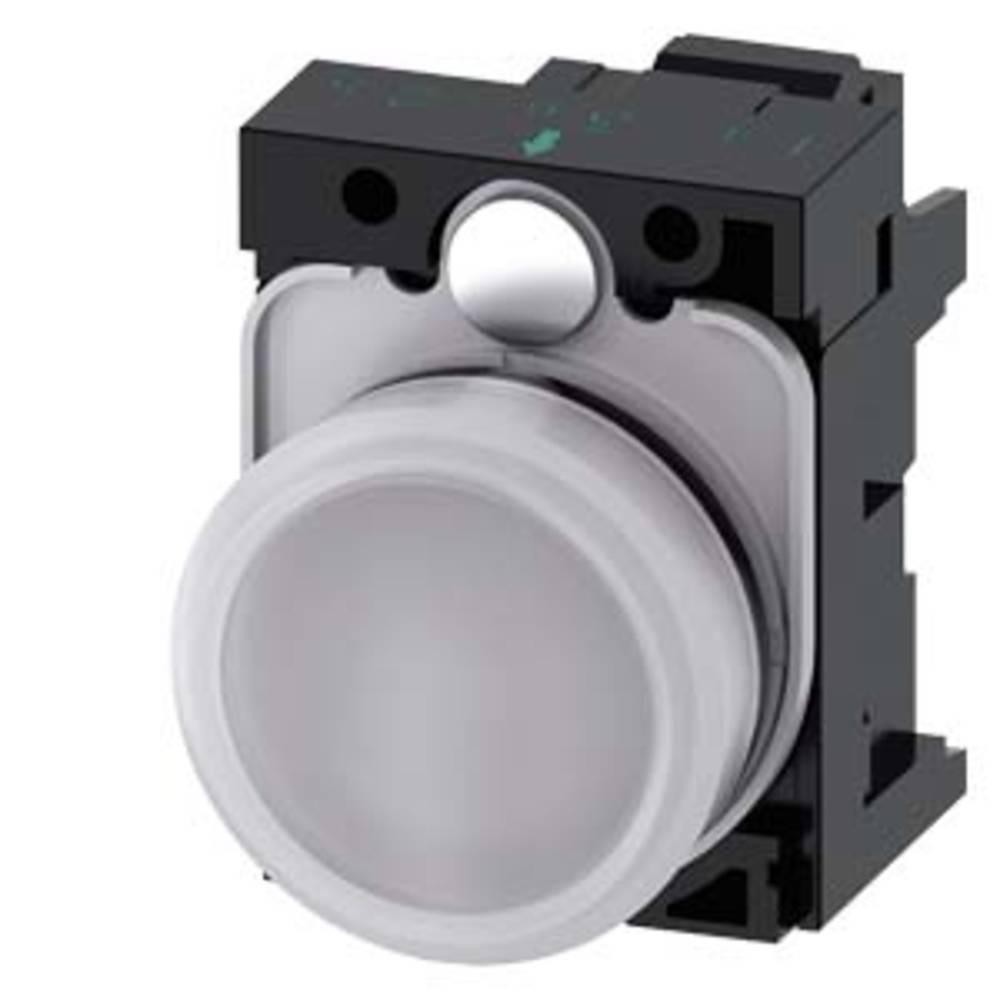Siemens 3SU1102-6AA60-3AA0 indicador de luz para alarma Blanco -