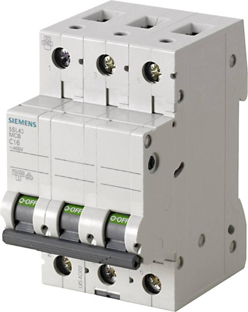 Siemens 5SL43167 5SL4316-7 Leitungsschutzschalter 3polig 16 A 400 V