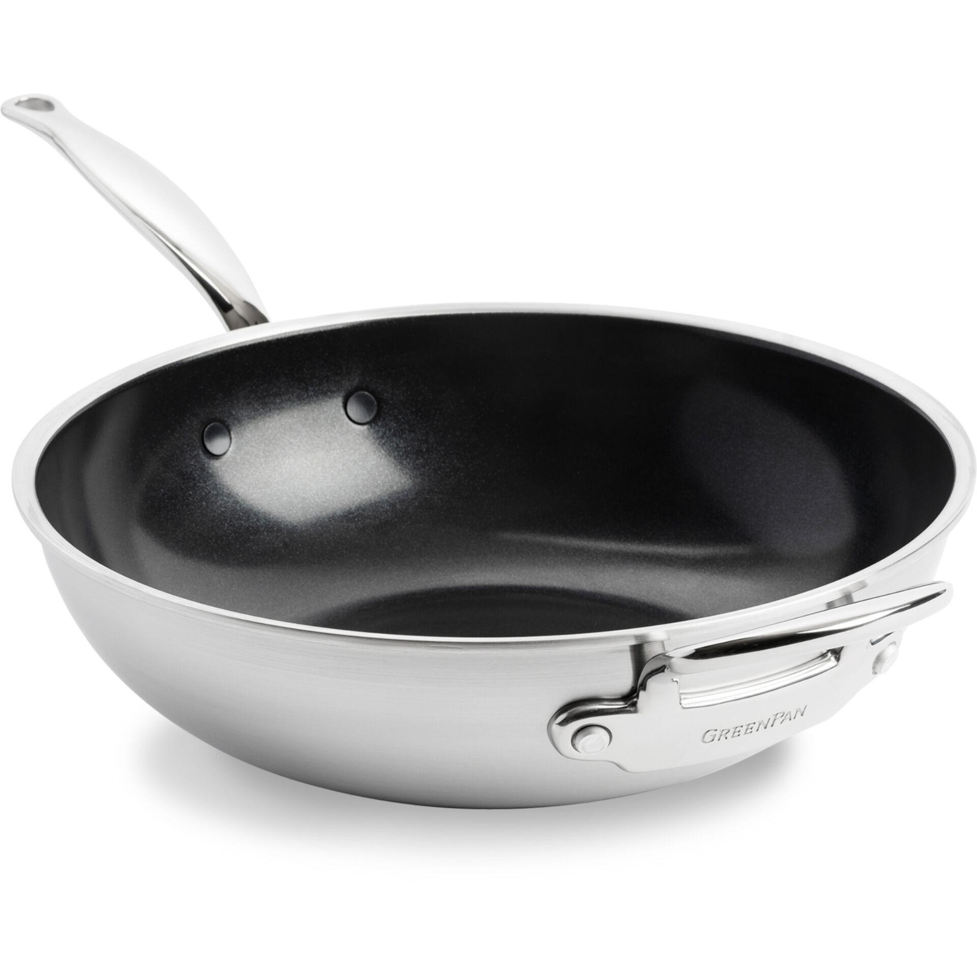 GreenPan Premiere Wok/Stir-Fry pan Round - GreenPan Premiere, Round,