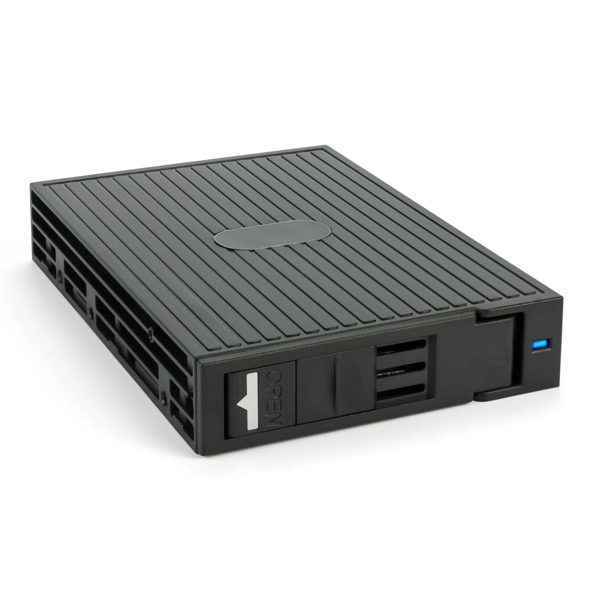 Fantec MR-25 8.89 cm (3.5") Carrier panel Black - Fantec MR-25, 8.89