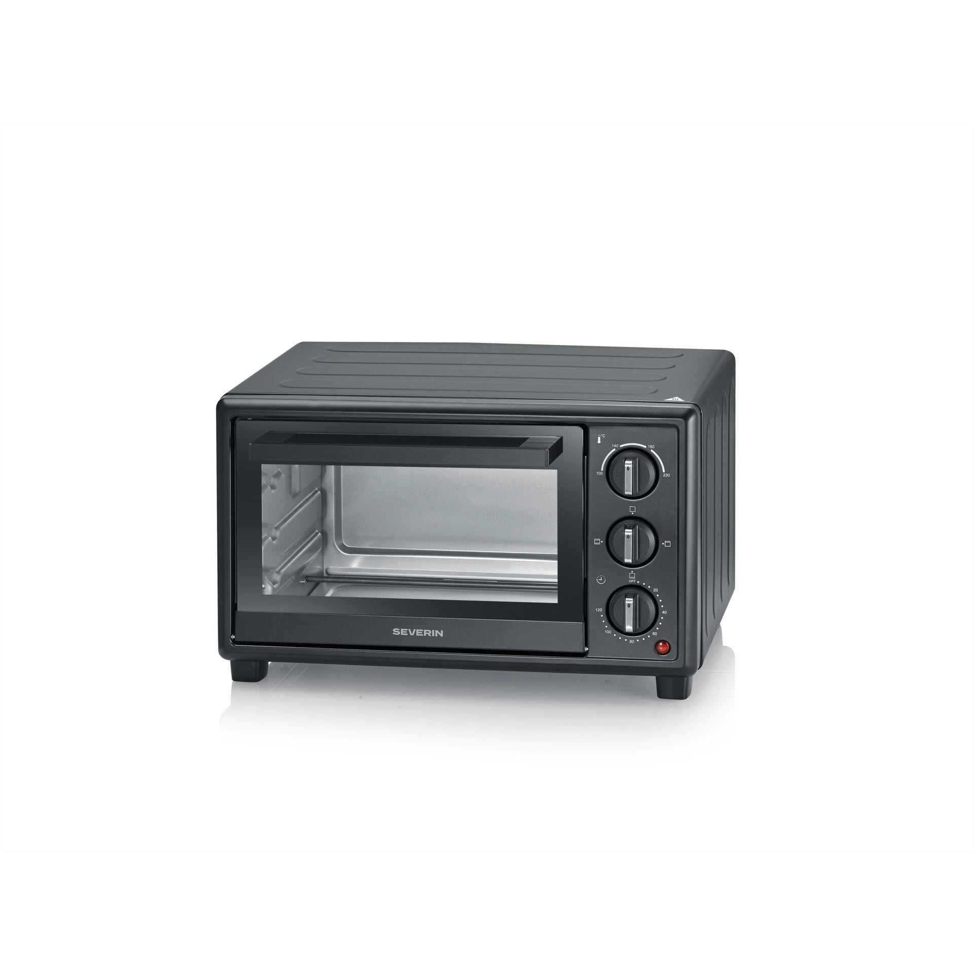 Severin TO 2078 Grille-pain four 20 L 1600 W Noir - Severin TO 2078,