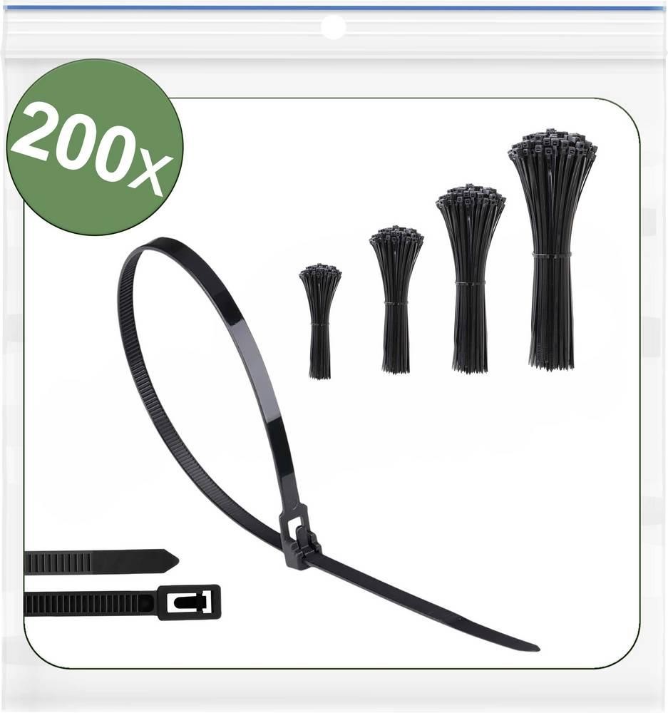 Quadrios 25CA704 25CA704 Kabelbinder 150 mm, 200 mm, 250 mm, 300mm