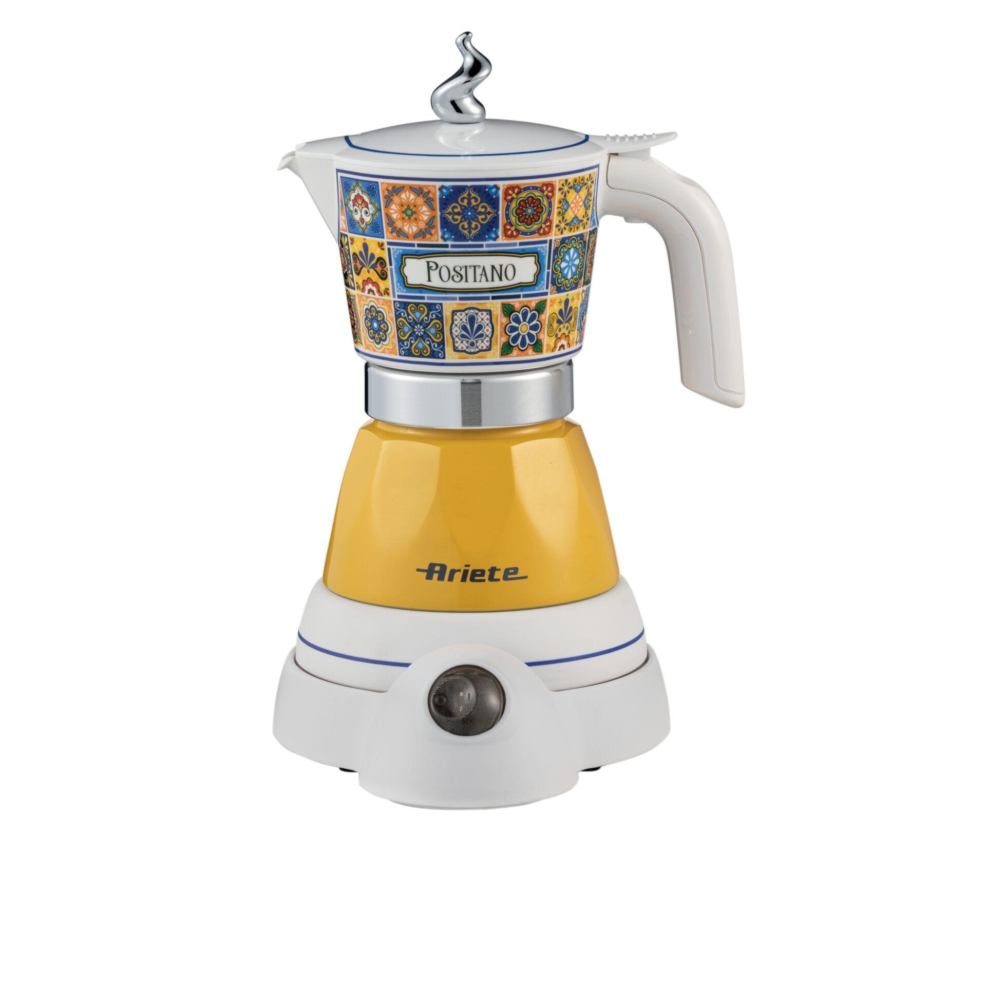 Ariete 1358 Moka Aroma Positano, Electric moka pot, 400W, 2/4 cups,