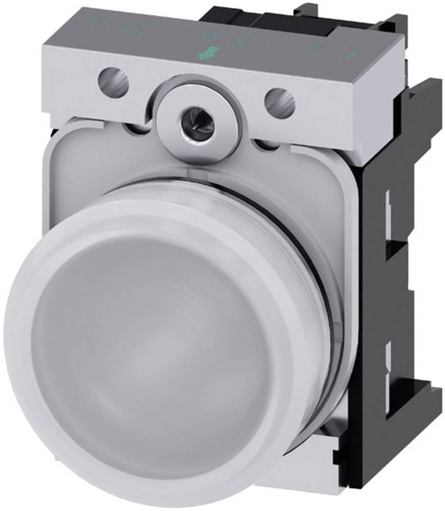 Siemens 3SU1152-6AA60-1AA0 indicador de luz para alarma 24 V Blanco -