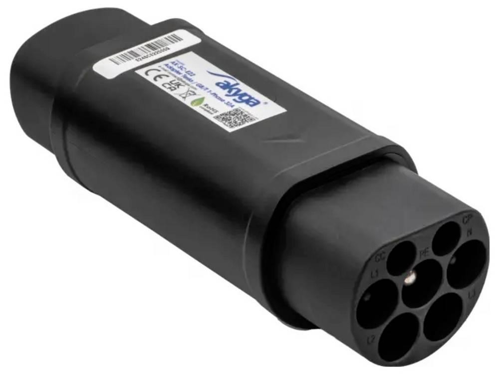 Akyga AK-SC-E22 Ladekabel-Adapter [1x Tesla Buchse - 1x GB/T (20234.2-