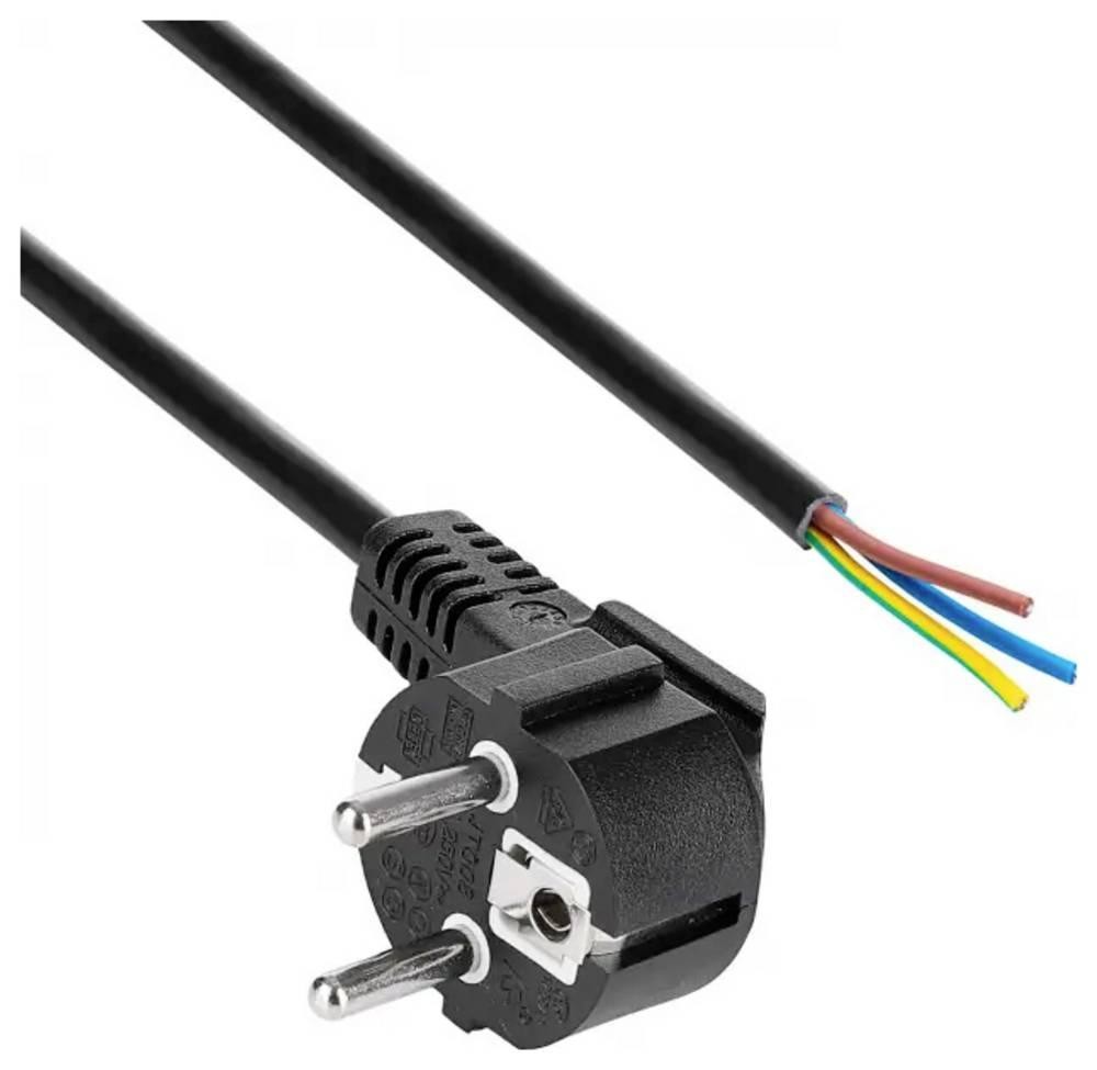 Akyga AK-OT-01S Strom connection cable [1x Schutzkontakt-plug - 1x