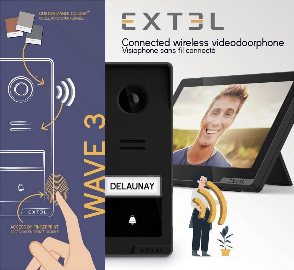 Extel Video-Türsprechanlage WLAN Türsprechanlagen-Modul, Monitor
