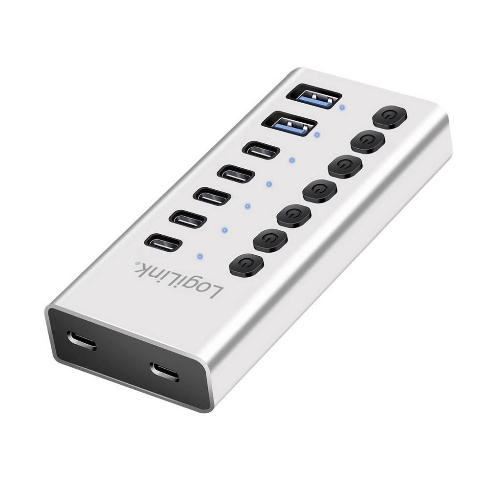 LogiLink UA0447 USB-Hub 5+2 Port USB-A, USB-C USB 3.2 Gen1 5 GBit/s