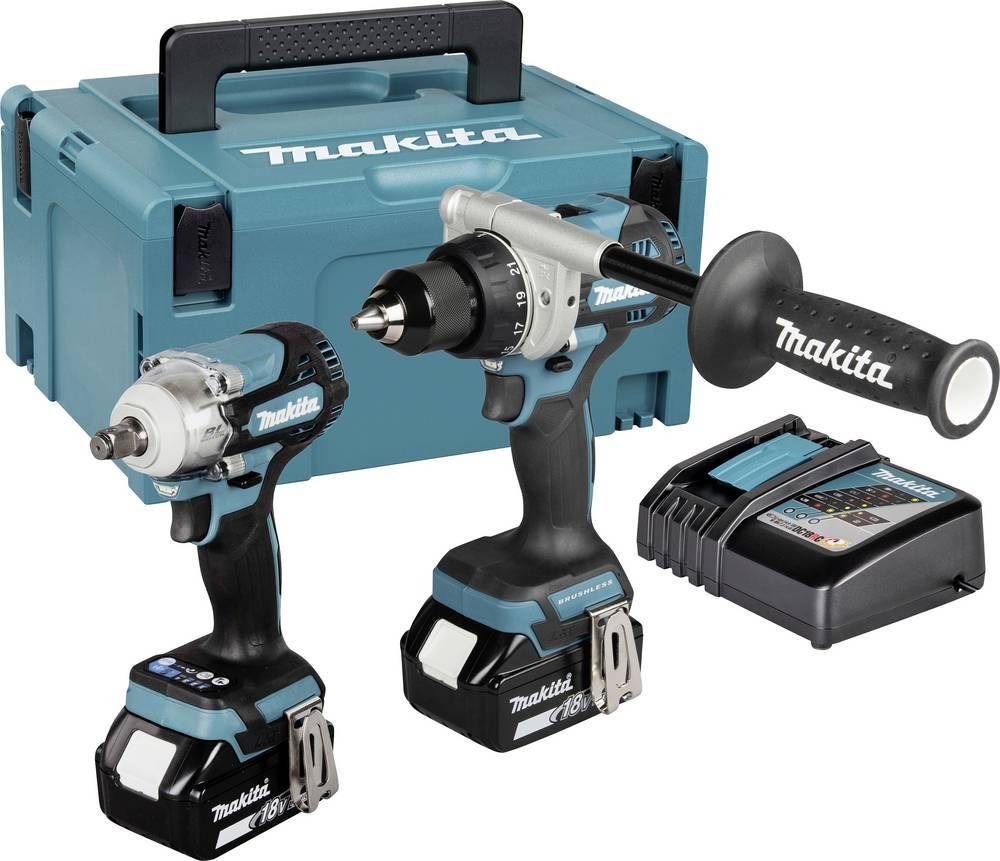 Makita DLX2588GJ Werkzeugset Akku-Bohrschrauber, Akku-Schlagschrauber