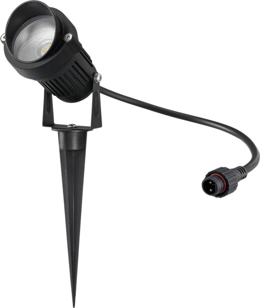 Sygonix SY-6612934 LED-Gartenleuchte LED LED 1W Schwarz