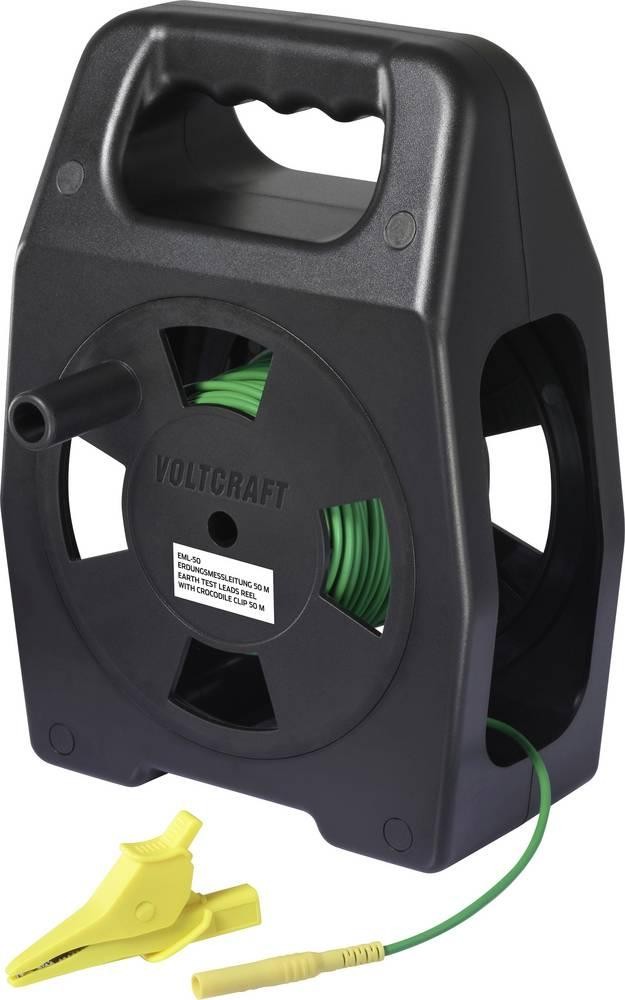VOLTCRAFT EML-50 Erdungsmessleitung 50m green at cakebox CAT III