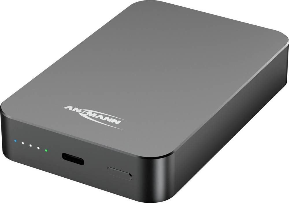 Ansmann PB115PD MagSafe Powerbank 10000 mAh USB PD, Qi Wireless