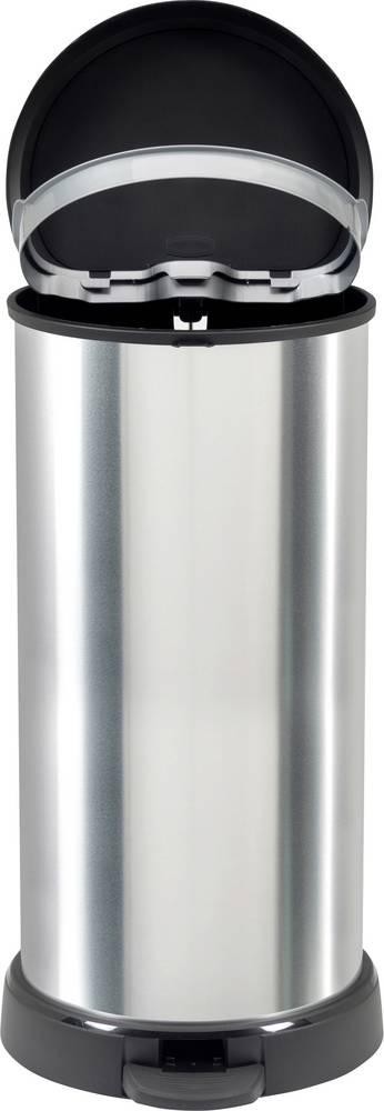 Curver Deco Bins 3253922150002 Round Black, Silver - Curver Deco Bins
